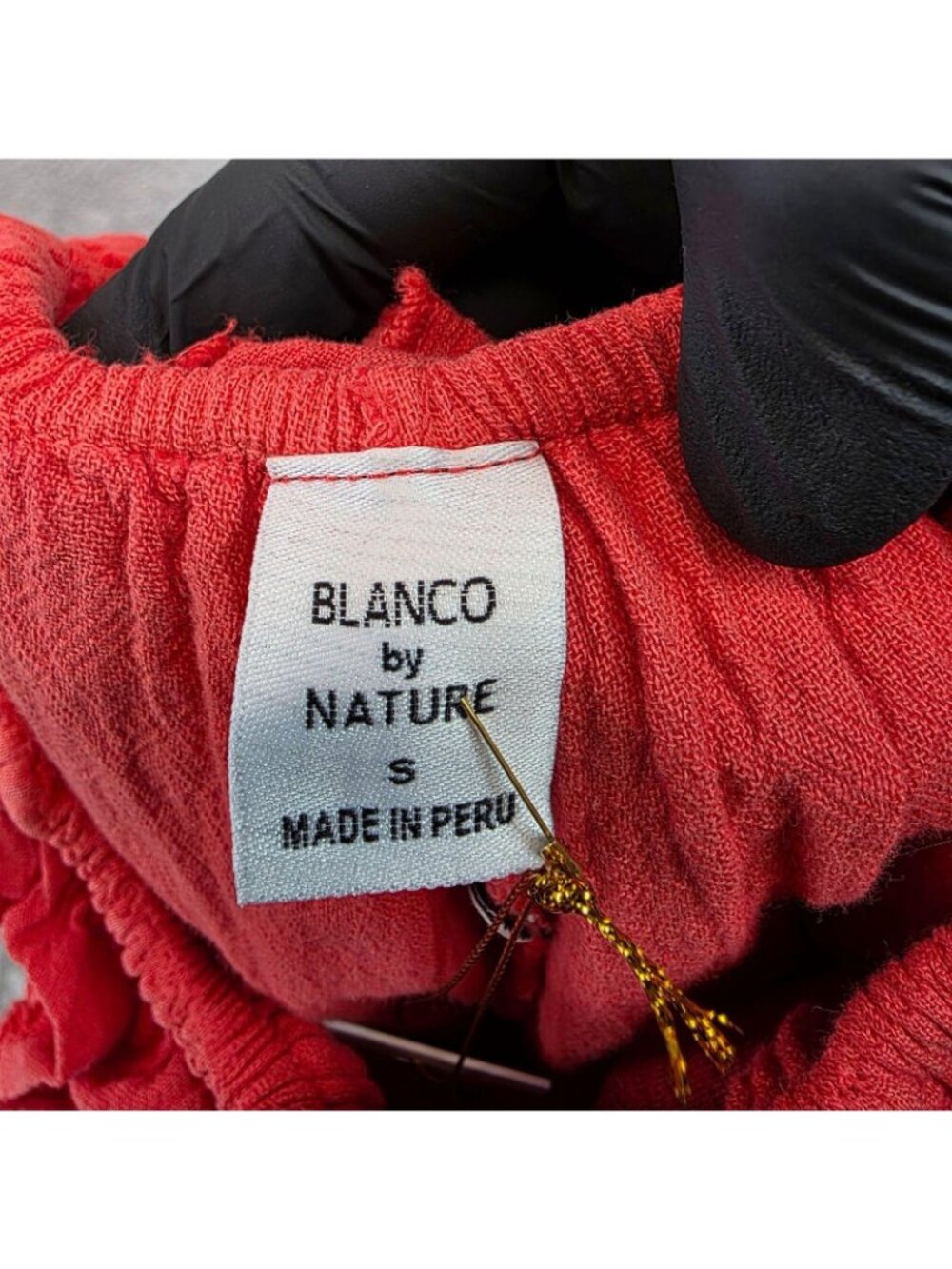 Blanco By Nature Skort Womens S Red Ruffle Tiered Mini Elastic Waist Cotton - Picture 3 of 7